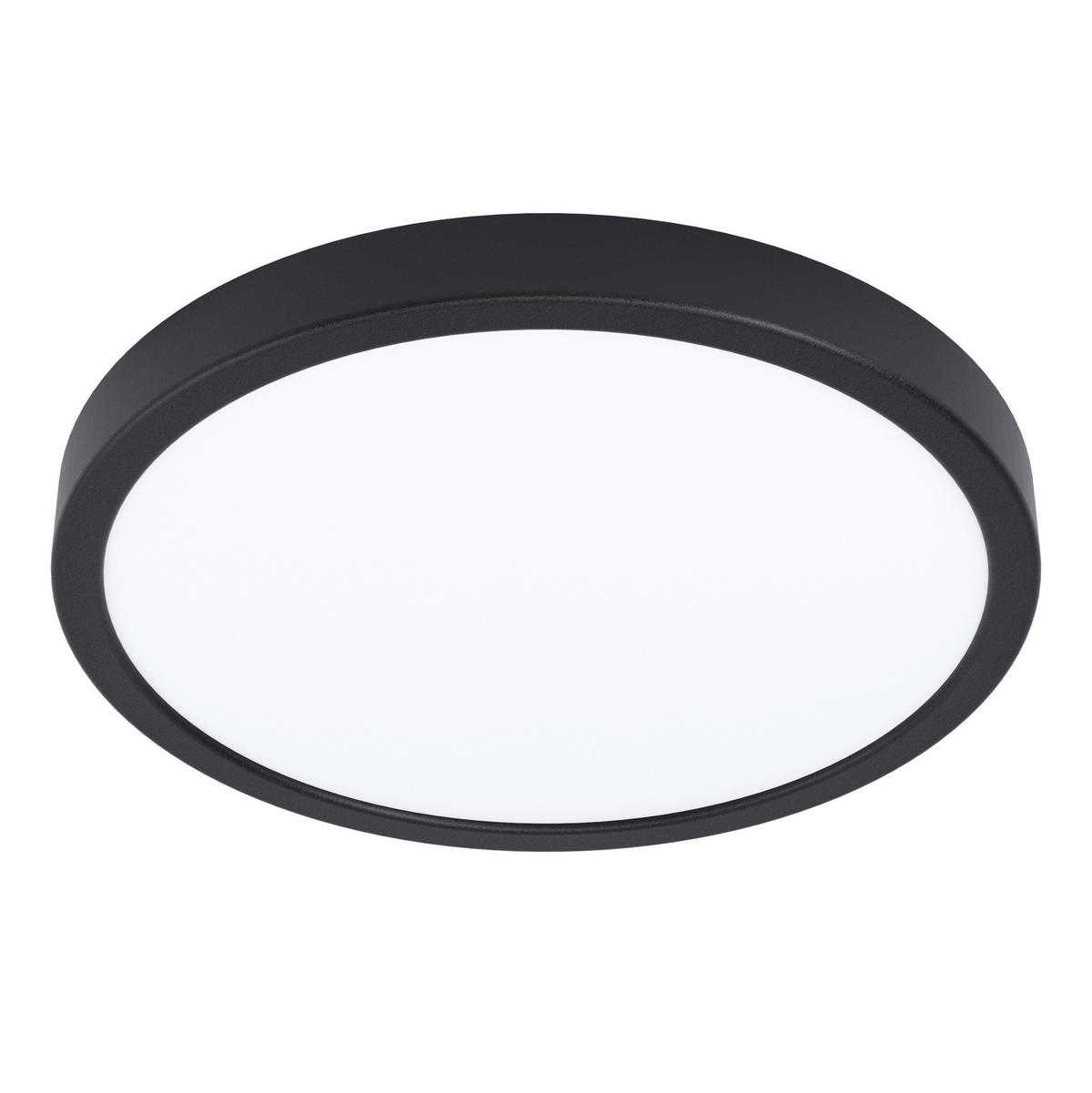 STROPNA LED-SVETILKA  Fueva 5 /2500 lm/4000 K// - črna/bela, Basics, kovina/umetna masa (28,5/2,8cm)