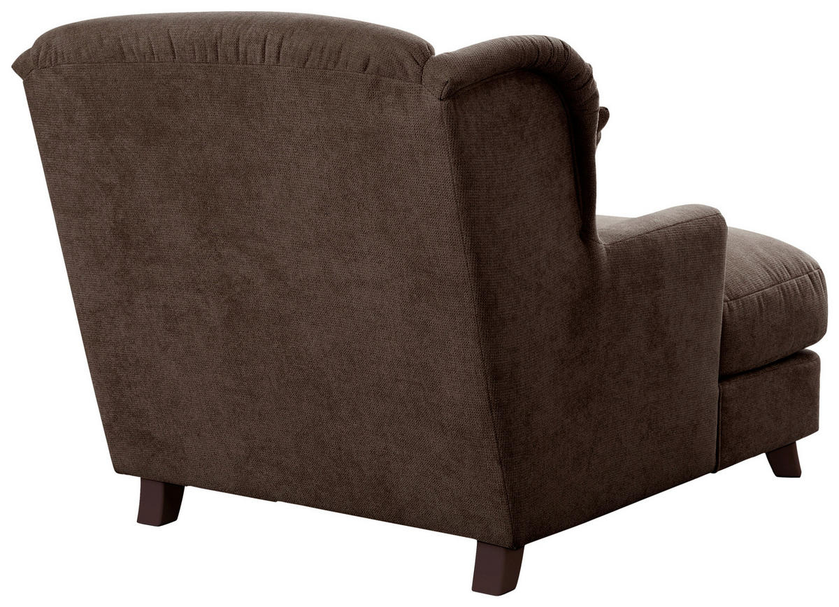 XXL-SESSEL in Dunkelbraun  - Dunkelbraun, Modern, Holzwerkstoff/Textil (109/104/145cm) - Sit & More