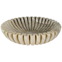 DEKOSCHALE - Dunkelbraun, Design, Stein (30/7cm) - Ambia Home