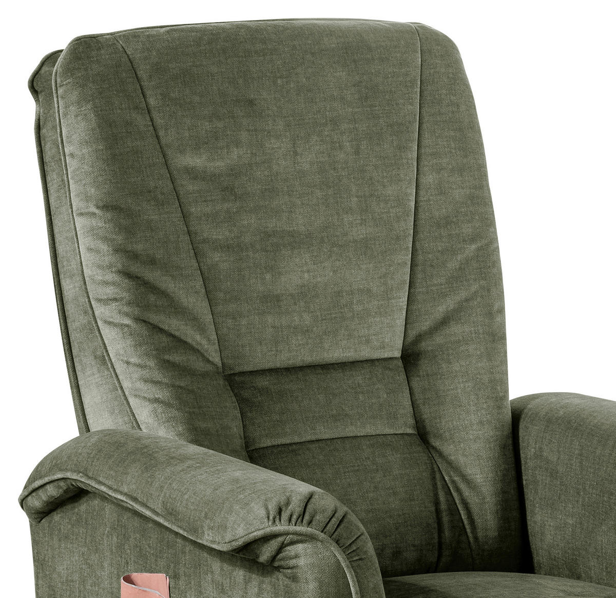 FERNSEHSESSEL Velours Dunkelgrün  - Dunkelgrün/Schwarz, Design, Kunststoff/Textil (77/107/88cm) - Livetastic