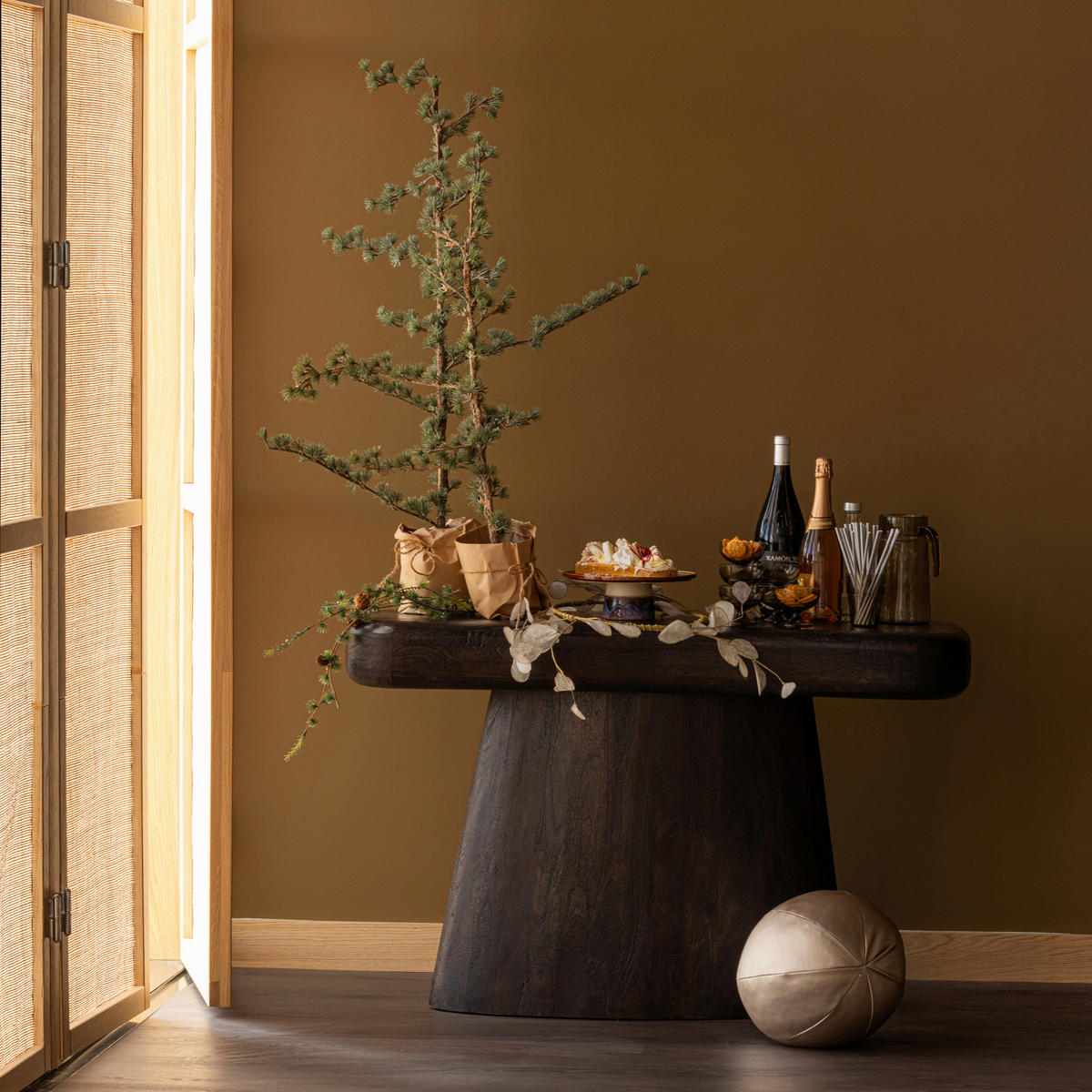 BEISTELLTISCH 120/40/76 cm Amco Mangoholz vollmassiv Schwarz rechteckig  - Schwarz, Design, Holz (120/40/76cm) - Livetastic