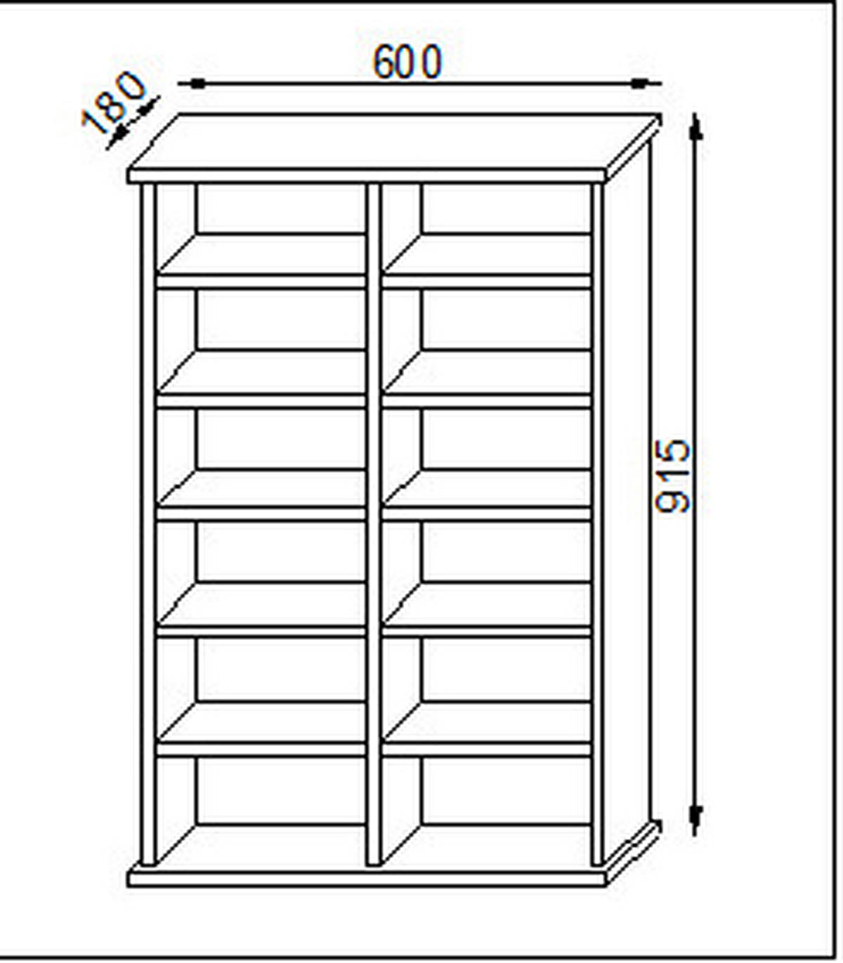 CD REGAL boje bukve  drvni materijal   - boje bukve, Konvencionalno, drvni materijal (60/91,5/18cm) - MID.YOU
