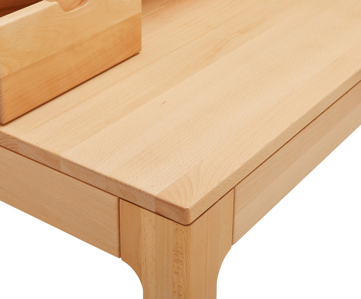 SCHREIBTISCH 110/55-91/76 cm  in Kernbuche  - Kernbuche, Basics, Holz (110/55-91/76cm) - Boxxx