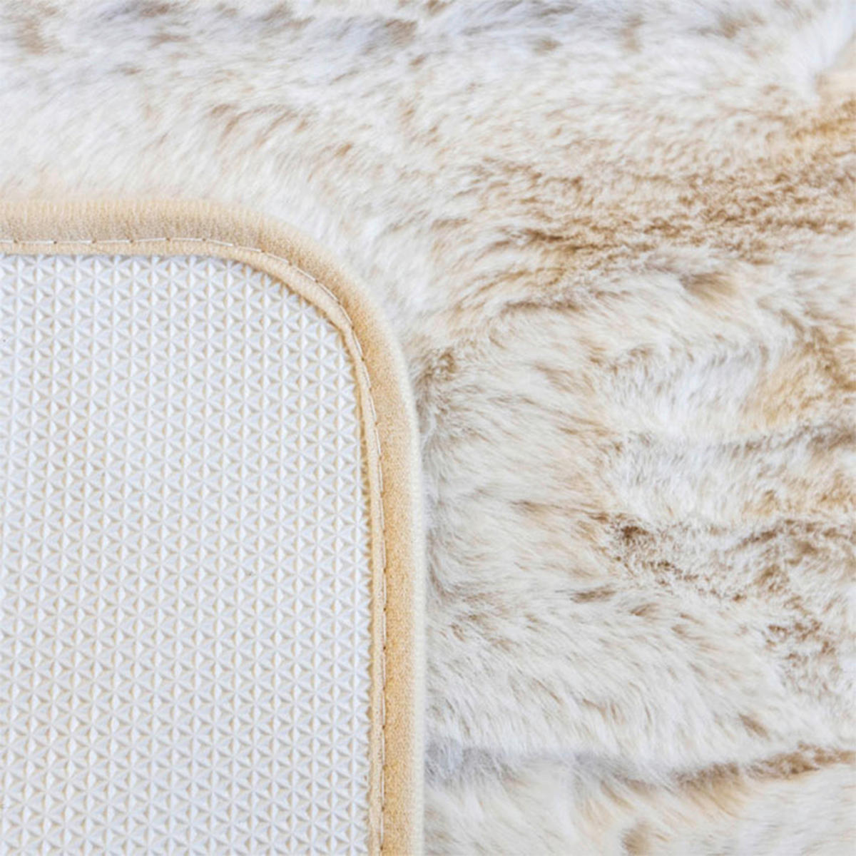 FÜRDŐSZOBASZŐNYEG   bézs   - bézs, Basics, textil (60/2/60cm)