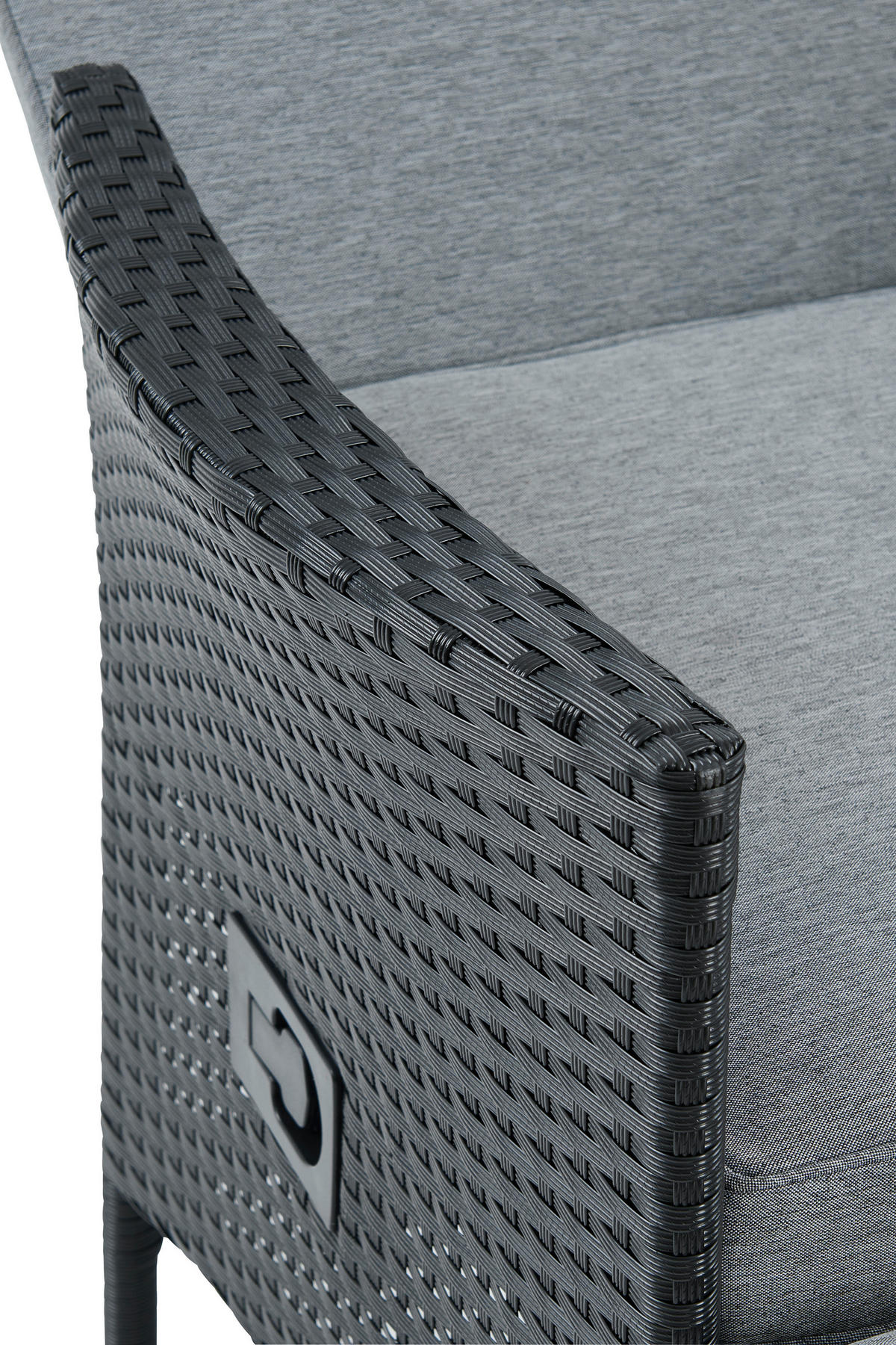 BALKONSET  - Grau, MODERN, Kunststoff/Metall (141/59/109cm) - Ambia Garden