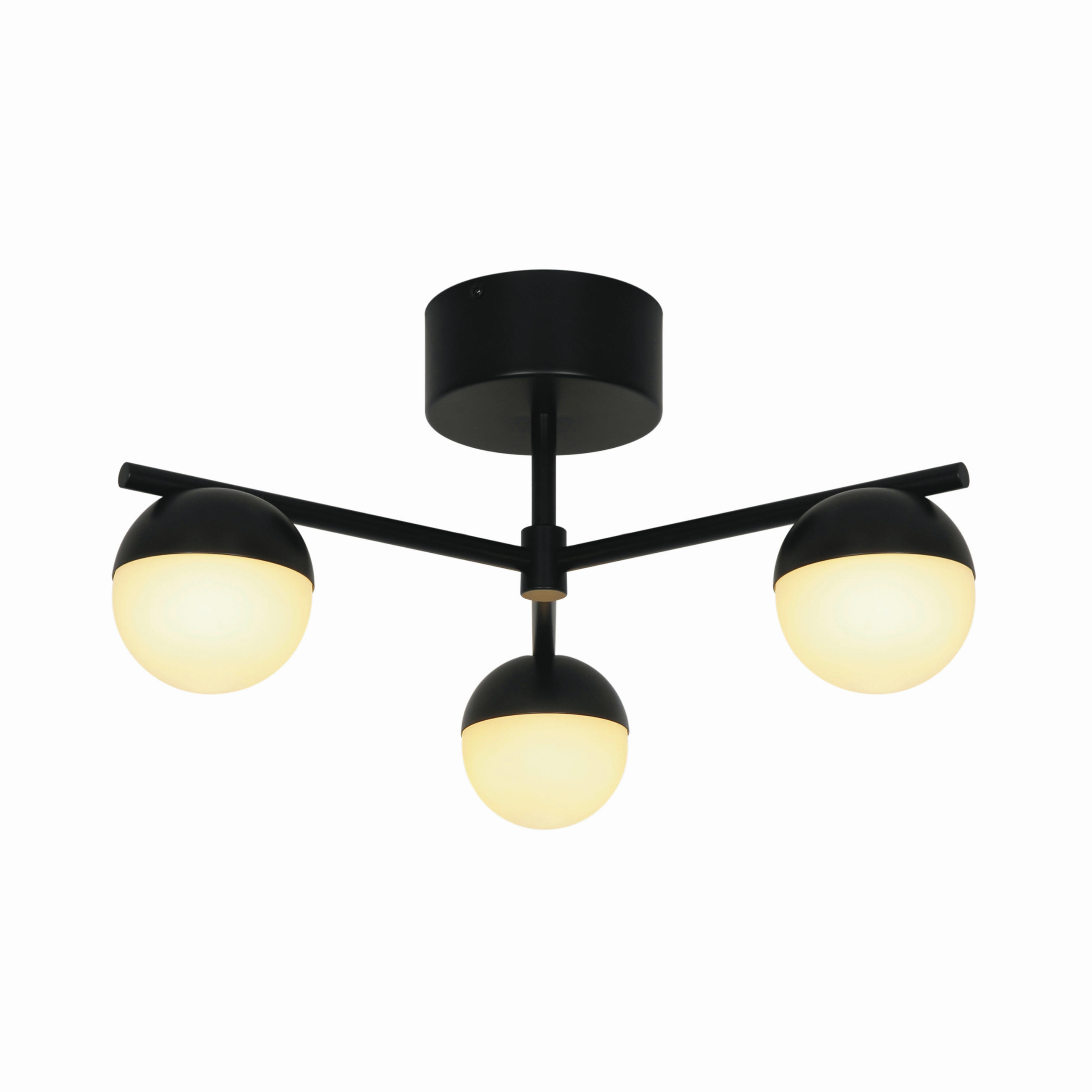 Nordlux Deckenleuchte Contina Schwarz 25.3 cm
