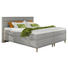 BOXSPRINGBETT in Beige, Eichefarben, Grau - Eichefarben/Beige, Design, Holz/Textil (140/200cm) - Linea Natura BOXSPRINGBETT in Beige, Eichefarben, Grau - Eichefarben/Beige, Design, Holz/Textil (140/200cm) - Linea Natura