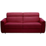 SCHLAFSOFA  in Cord Rot  - Rot/Schwarz, Design, Kunststoff/Textil (200/84/98cm) - Novel