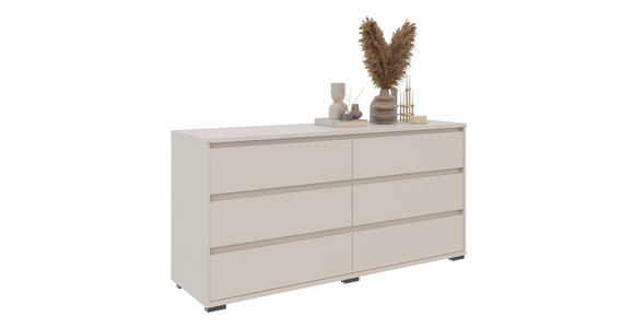 SIDEBOARD in 160/79/48 cm - Kaschmir/Anthrazit, Design, Holzwerkstoff/Kunststoff (160/79/48cm) - Carryhome