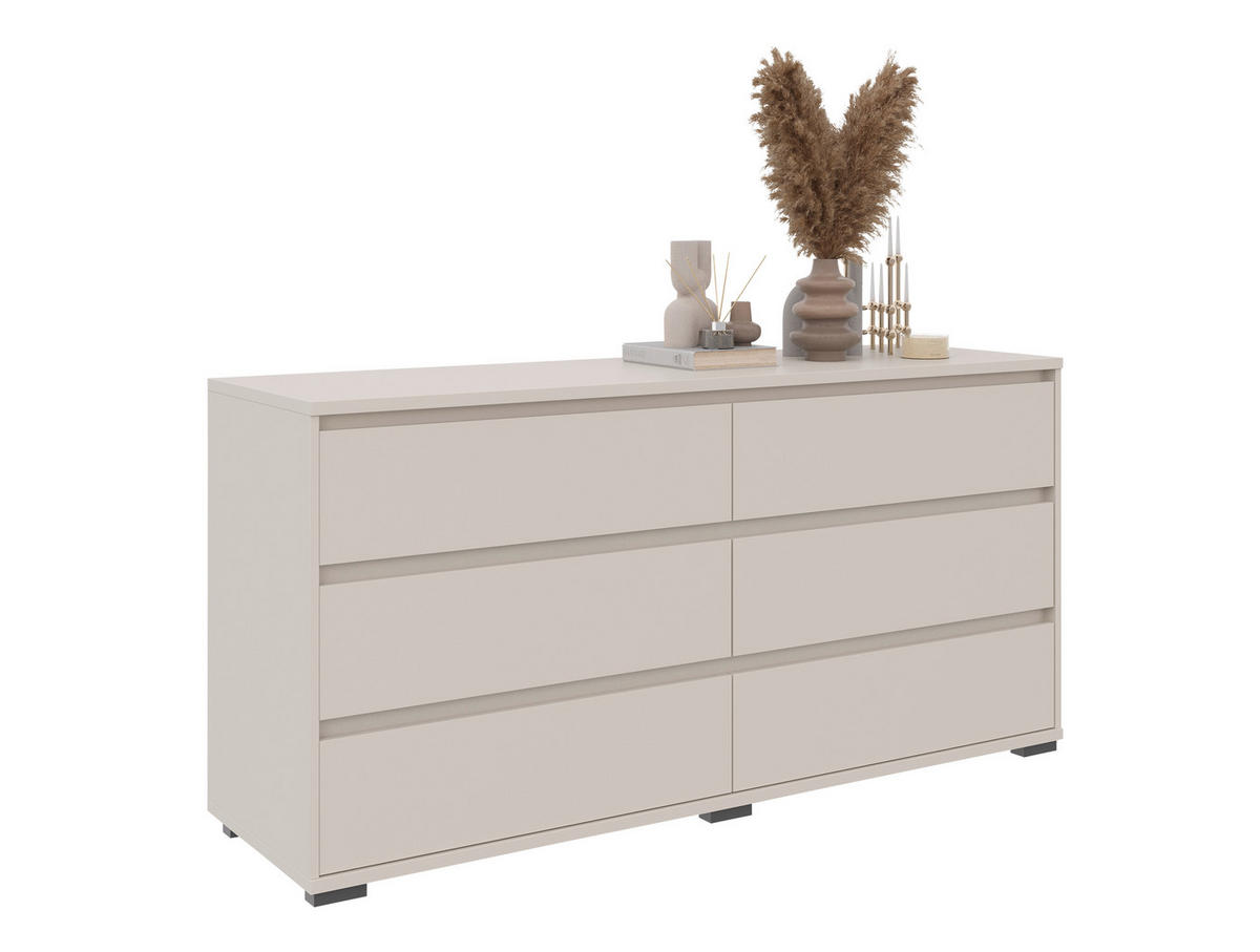 SIDEBOARD 160/79/48 cm  in Kaschmir  - Kaschmir/Anthrazit, Design, Holzwerkstoff/Kunststoff (160/79/48cm) - Carryhome