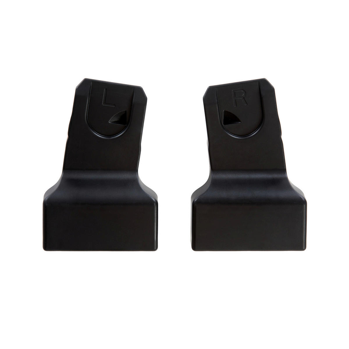 BABYSCHALENADAPTER - Schwarz, Basics, Kunststoff - Hauck