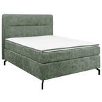BOXSPRINGBETT 140/200 cm  in Mintgrün  - Schwarz/Mintgrün, Design, Textil/Metall (140/200cm) - Esposa