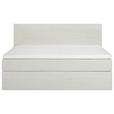 BOXSPRINGBETT 140/200 cm  in Weiß  - Schwarz/Weiß, KONVENTIONELL, Holz/Textil (140/200cm) - Carryhome
