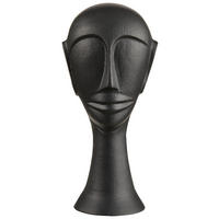 SKULPTUR - Schwarz, Basics, Metall (10,5/10/22,5cm)