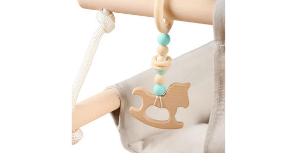 BABYSCHAUKEL ENJOY - Naturfarben/Weiß, Basics, Holz/Kunststoff (45/70/170cm) - My Baby Lou