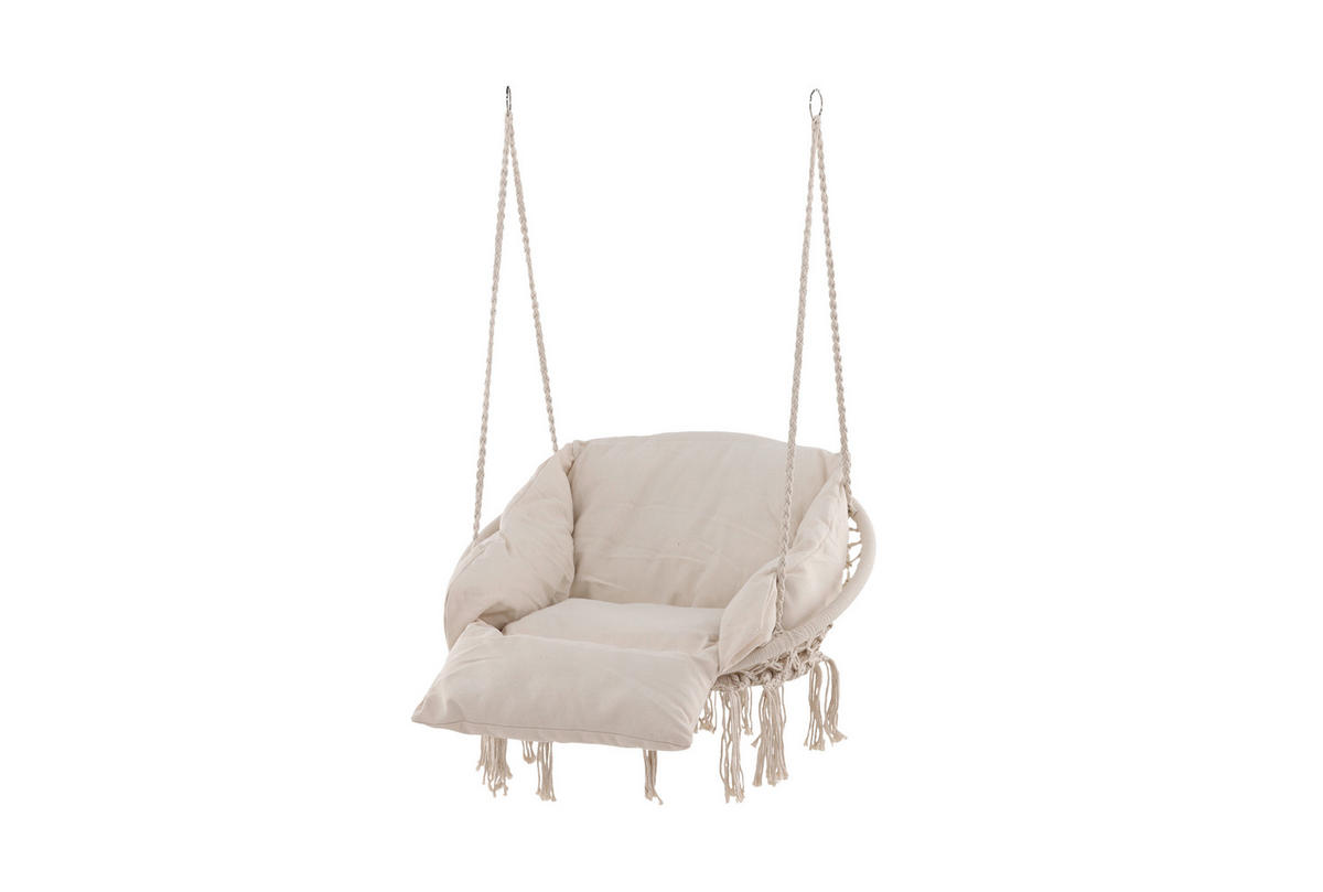 HÄNGESESSEL 80/90/60 cm  - Weiß, KONVENTIONELL (80/90/60cm) - Gardenson