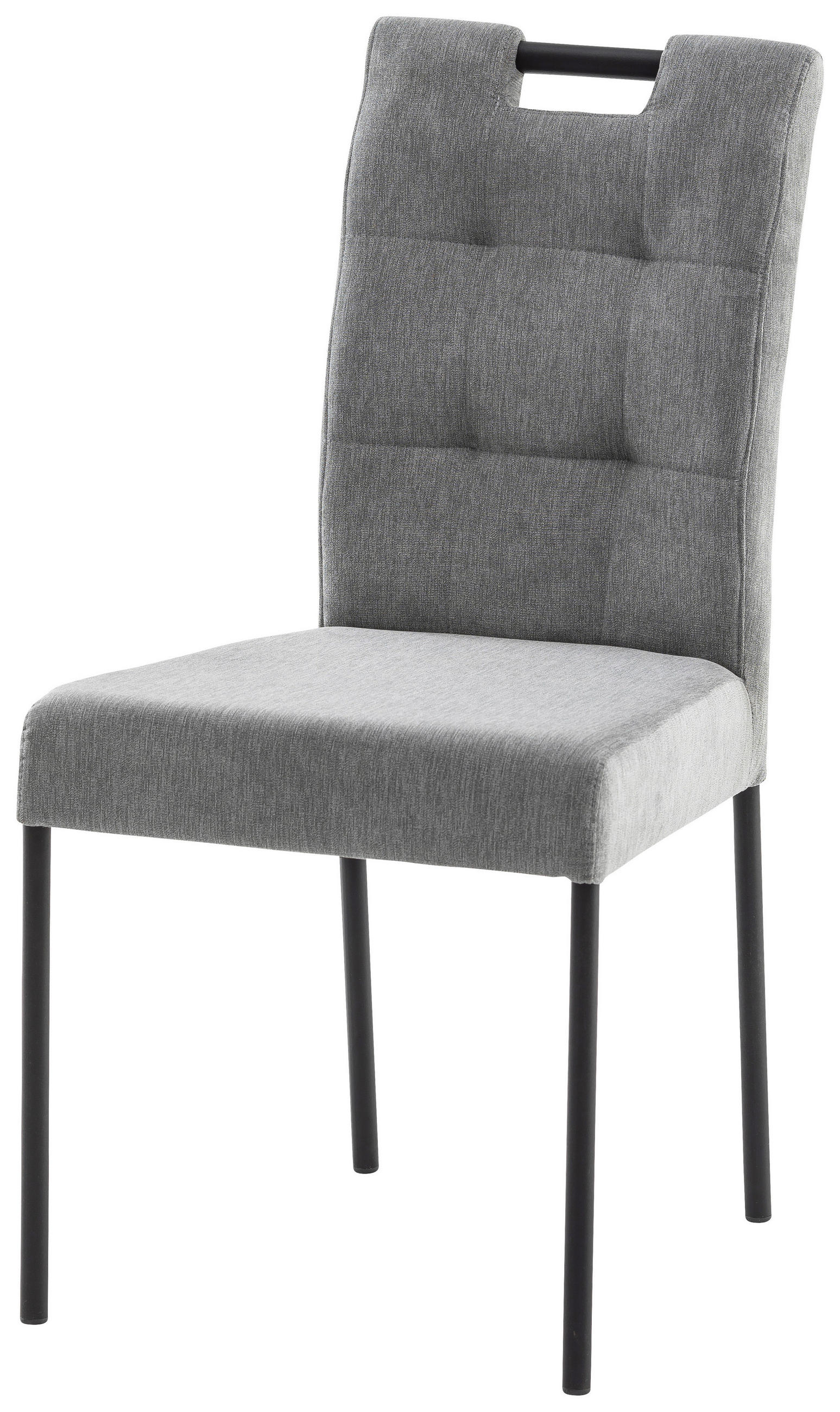 STOLICA  siva  tekstil, metal      - siva/crna, Moderno, tekstil/metal (46/91/61cm)