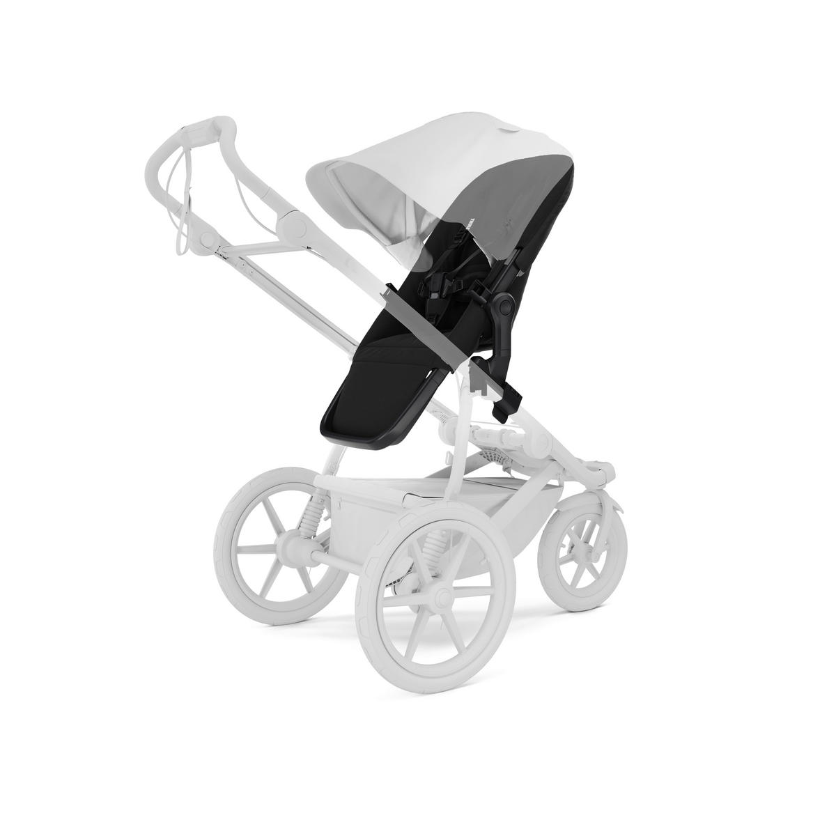 SPORTWAGENAUFSATZ Thule Urban Glide  - Schwarz, Basics, Kunststoff (89/46/21cm) - Thule