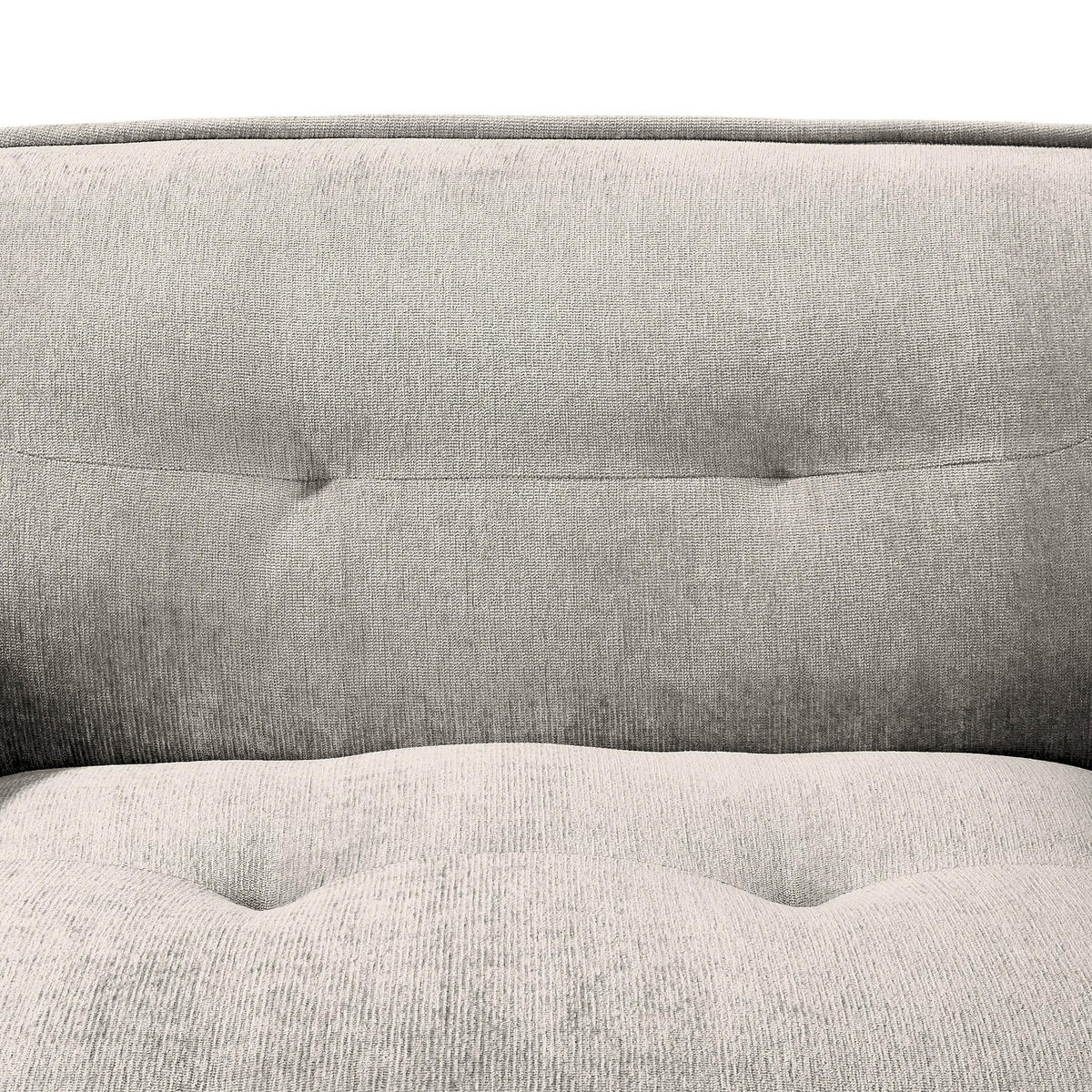 XXL-SESSEL in Chenille Silberfarben  - Silberfarben/Schwarz, Modern, Kunststoff/Textil (182/87/184cm) - Trendmanufaktur
