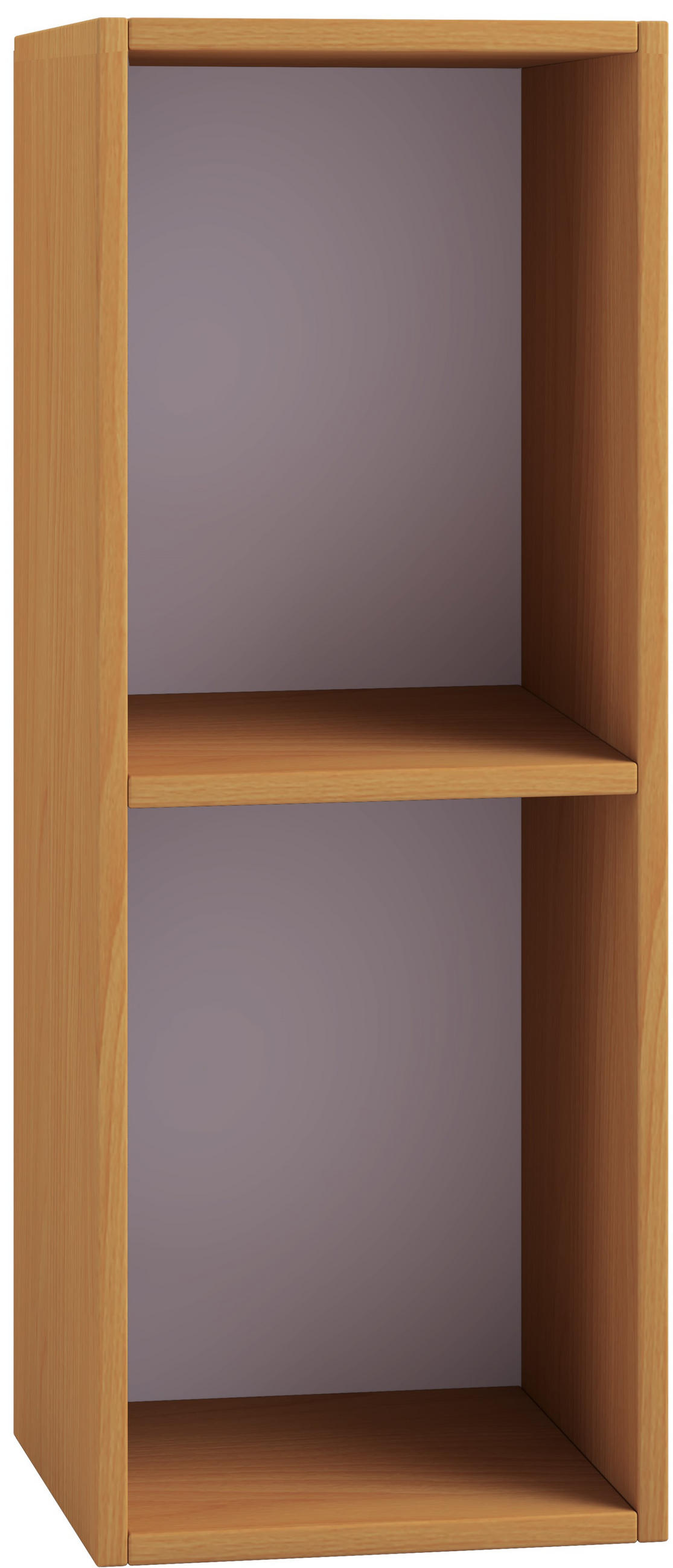 SCHALLPLATTENREGAL Buchefarben  - Buchefarben, Basics, Holzwerkstoff (34/72/30cm) - MID.YOU