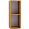 SCHALLPLATTENREGAL Buchefarben  - Buchefarben, Basics, Holzwerkstoff (34/72/30cm) - MID.YOU