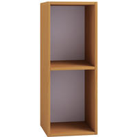 SCHALLPLATTENREGAL - Buchefarben, Basics, Holzwerkstoff (34/72/30cm) - MID.YOU