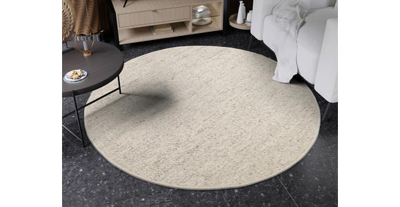 HANDWEBTEPPICH 200/200 cm Helsinki Beige  - Beige, Basics, Textil (200/200cm) - Linea Natura