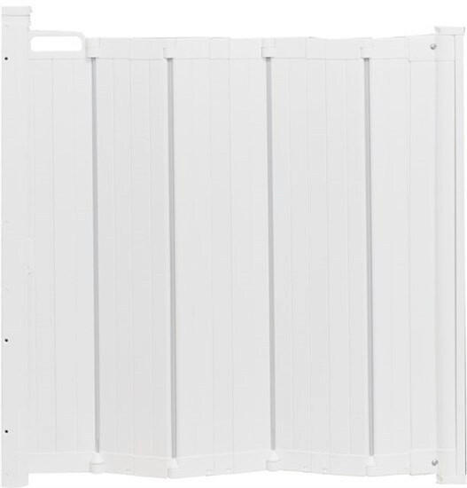 TÜRSCHUTZGITTER 10/89 cm  - Weiß, Basics, Kunststoff (10/89cm) - Baby Dan