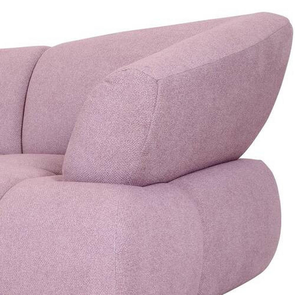 HÖRNSOFFA i velour gammalrosa  - svart/gammalrosa, Design, textil/plast (220/283cm) - MID.YOU