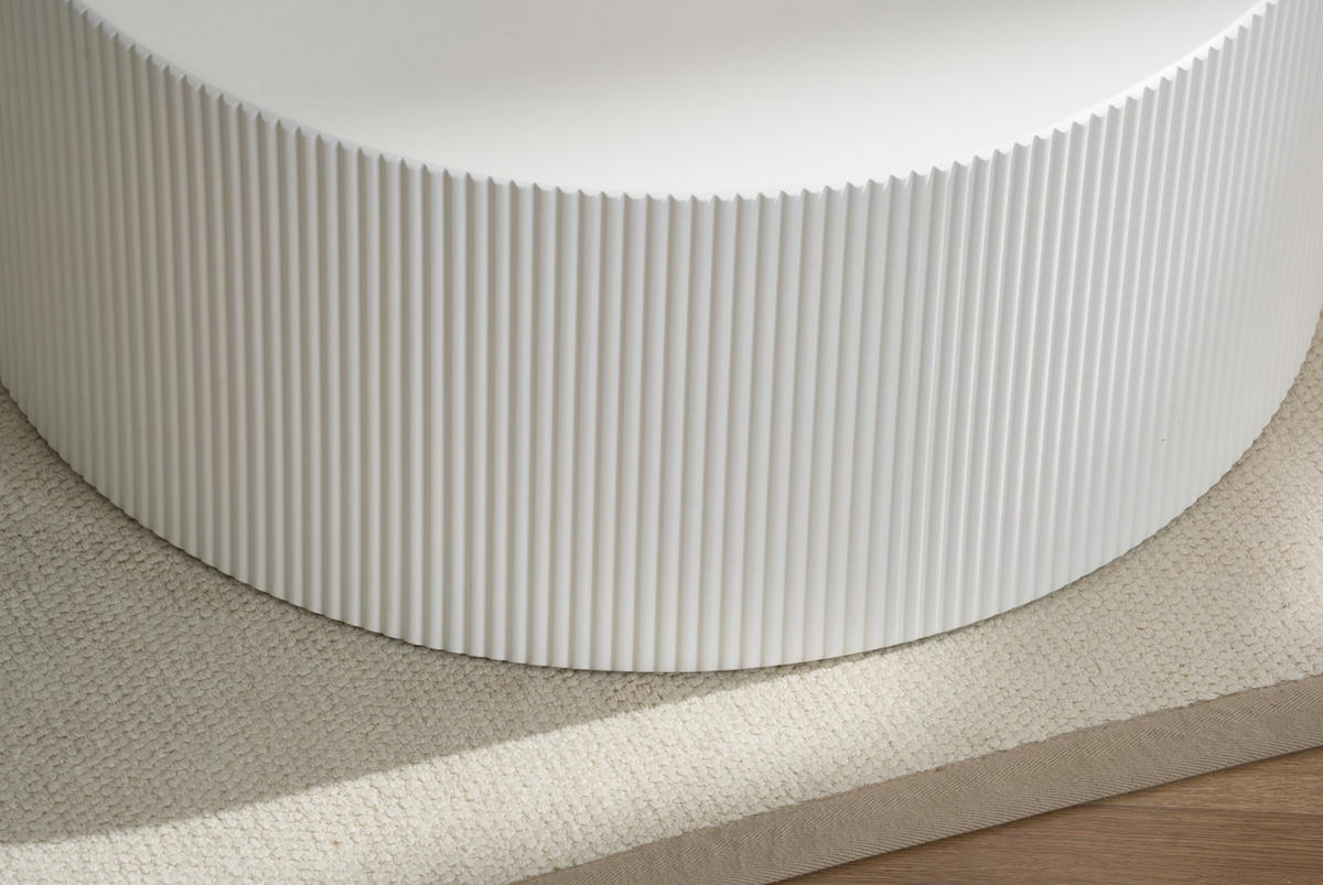 COUCHTISCH 80/80/35 cm rund Schwarz  - Schwarz, Design, Holzwerkstoff (80/80/35cm) - MID.YOU