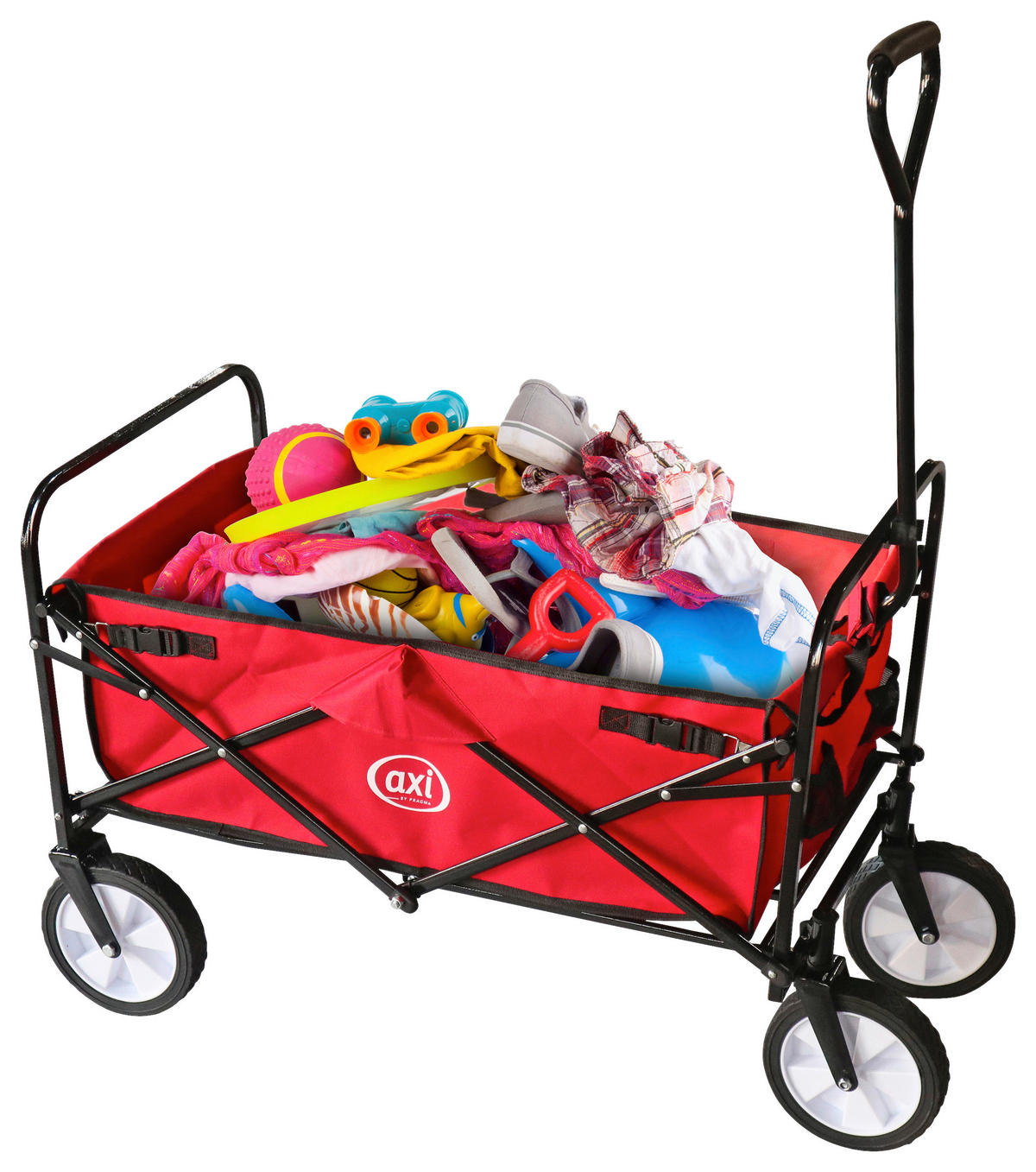 SKLADACÍ VOZÍK - červená, Konventionell, textil (103/54/62cm)