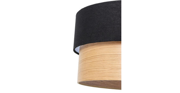 HÄNGELEUCHTE 45/120 cm - Eichefarben/Schwarz, Design, Holz/Kunststoff (45/120cm) - Novel