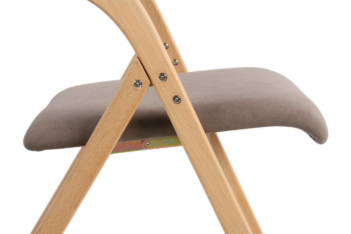 ARMLEHNSTUHL in Holz, Textil Braun, Naturfarben  - Naturfarben/Braun, MODERN, Holz/Textil (52/78/53cm) - MID.YOU