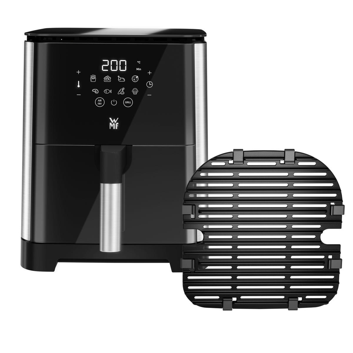 HEIßLUFTFRITTEUSE Multi Taste 4.2 L  - Edelstahlfarben/Schwarz, Basics, Metall - WMF