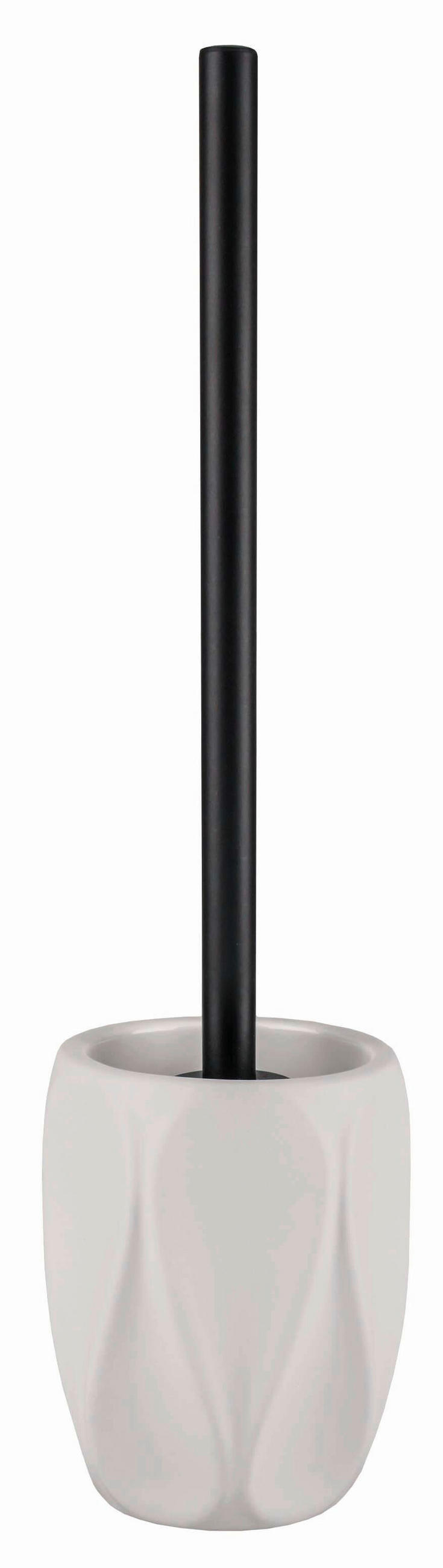 WC SADA - ŠTĚTKA A DRŽÁK - světle šedá, Konvenční, keramika (11,7/40,3cm) - Kleine Wolke