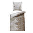 BETTWÄSCHE Makosatin Naturfarben, Schlammfarben, Taupe 135/200 cm - Taupe/Schlammfarben, LIFESTYLE, Textil (135/200cm) - Estella