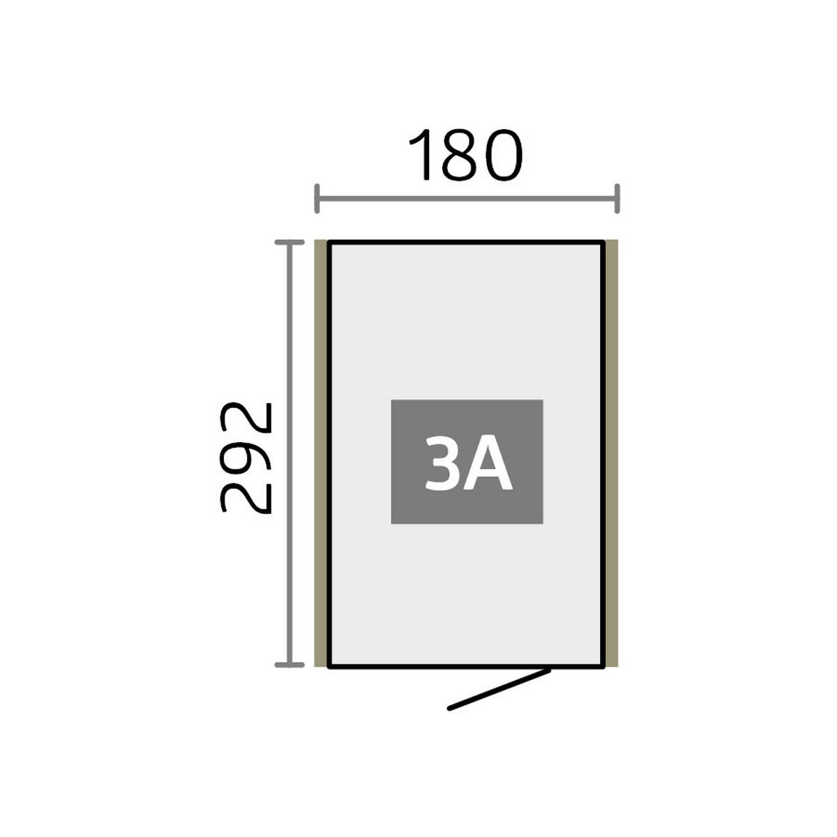 GERÄTEHAUS Metall  - Silberfarben, Basics, Metall (180/222/292cm) - Biohort
