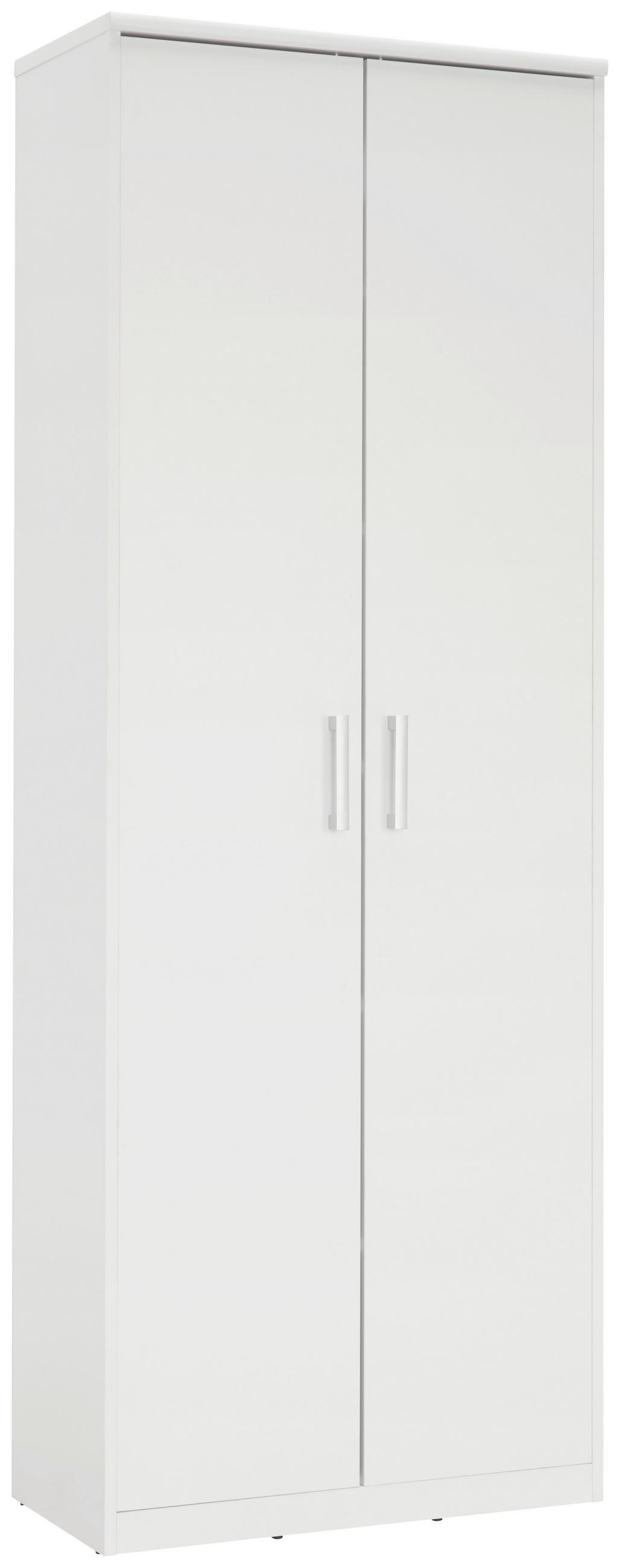VÍCEÚČELOVÁ SKŘÍŇ, bílá, 72/194/36 cm - bílá/barvy stříbra, Konvenční, kompozitní dřevo/plast (72/194/36cm) - Xora