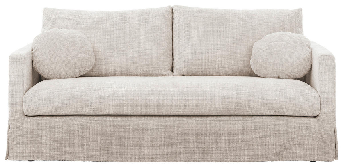 3-SITZER-BEZUG - Creme, Design, Textil (195/89/95cm) - P & B