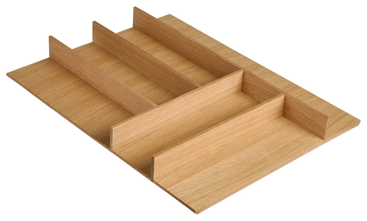 BESTECKEINSATZ - Eichefarben, Basics, Holz (45/4,9/50cm) - Nobilia