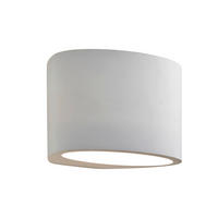 WANDLEUCHTE Plaster 10/15 cm  - Weiß, Design, Keramik (10/15cm)