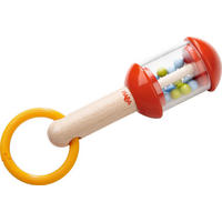 RASSEL  - Rot/Buchefarben, Basics, Holz/Kunststoff (14,10/5,5/4,8cm) - Haba