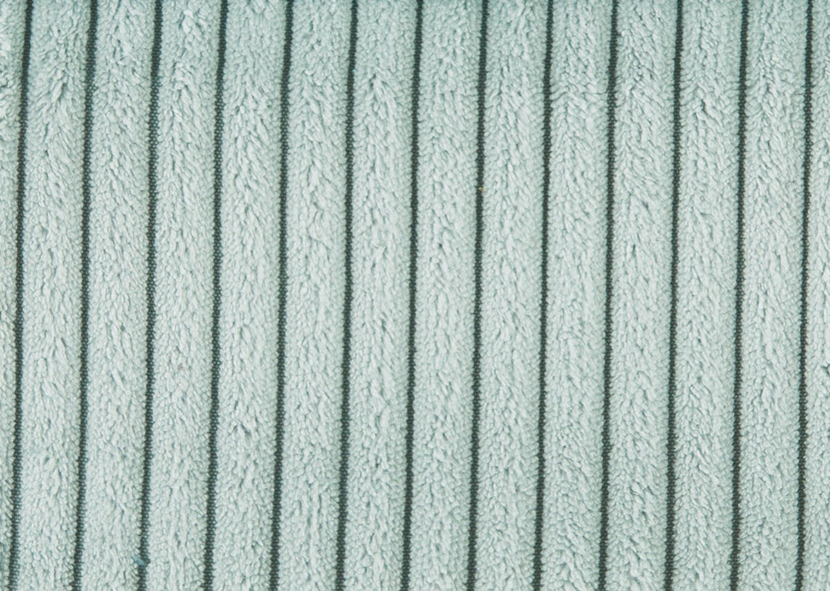 ECKSOFA Salbeigrün Cord  - Salbeigrün/Schwarz, KONVENTIONELL, Kunststoff/Textil (255/185cm) - Hom`in