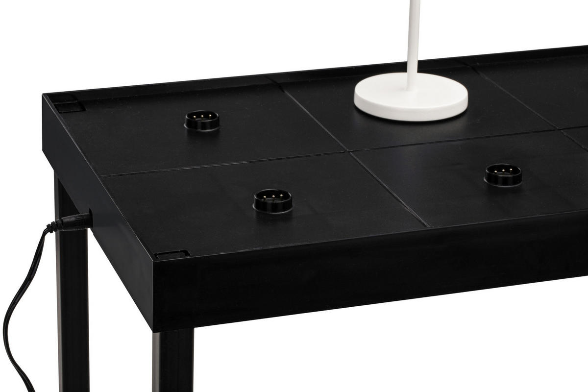 AKKULADEGERÄT  - Schwarz, Basics, Kunststoff (47/29/47,6cm) - Dieter Knoll