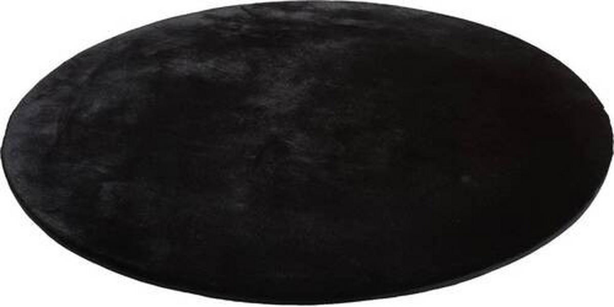 HOCHFLORTEPPICH 120 cm LIMA Schwarz  - Schwarz, Design, Textil (120cm) - Novel