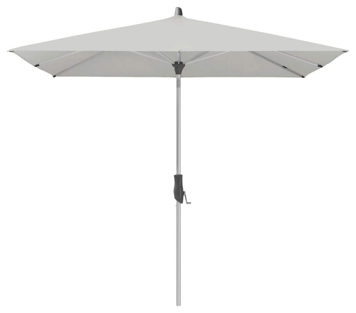 SONNENSCHIRM 240 cm  - Silberfarben/Grau, Basics, Textil/Metall (240/240cm) - Glatz