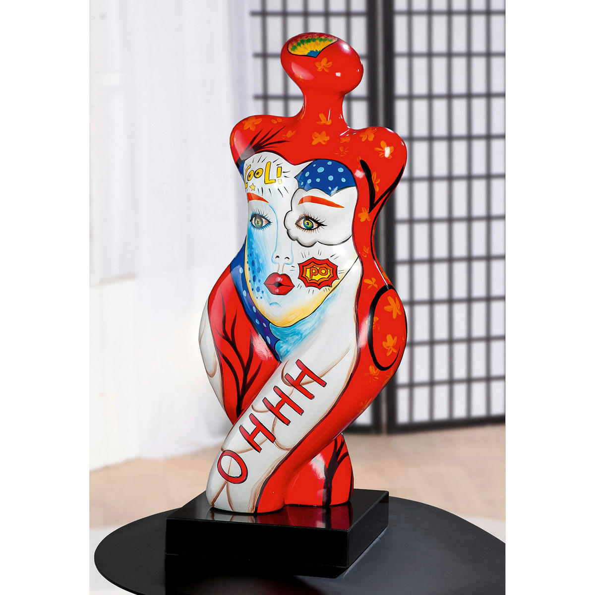SKULPTUR - Multicolor, Basics, Kunststoff/Stein (32/71/25cm)