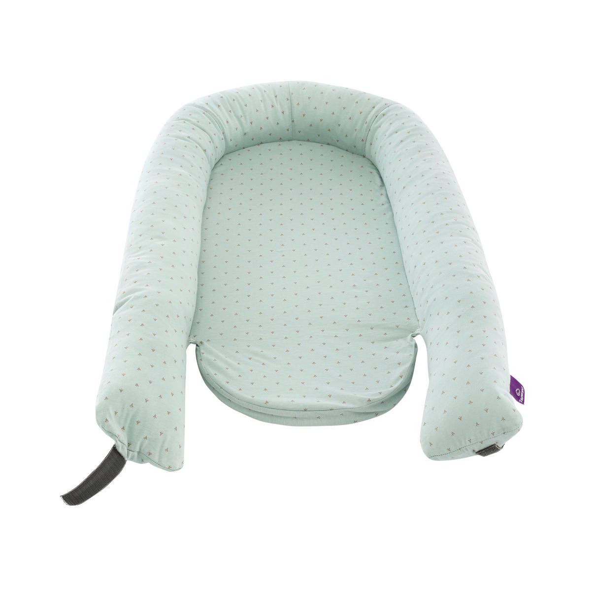 KUSCHELNEST Home Comfort  76/52/8 cm   - Hellblau, Basics, Textil (76/52/8cm) - Träumeland