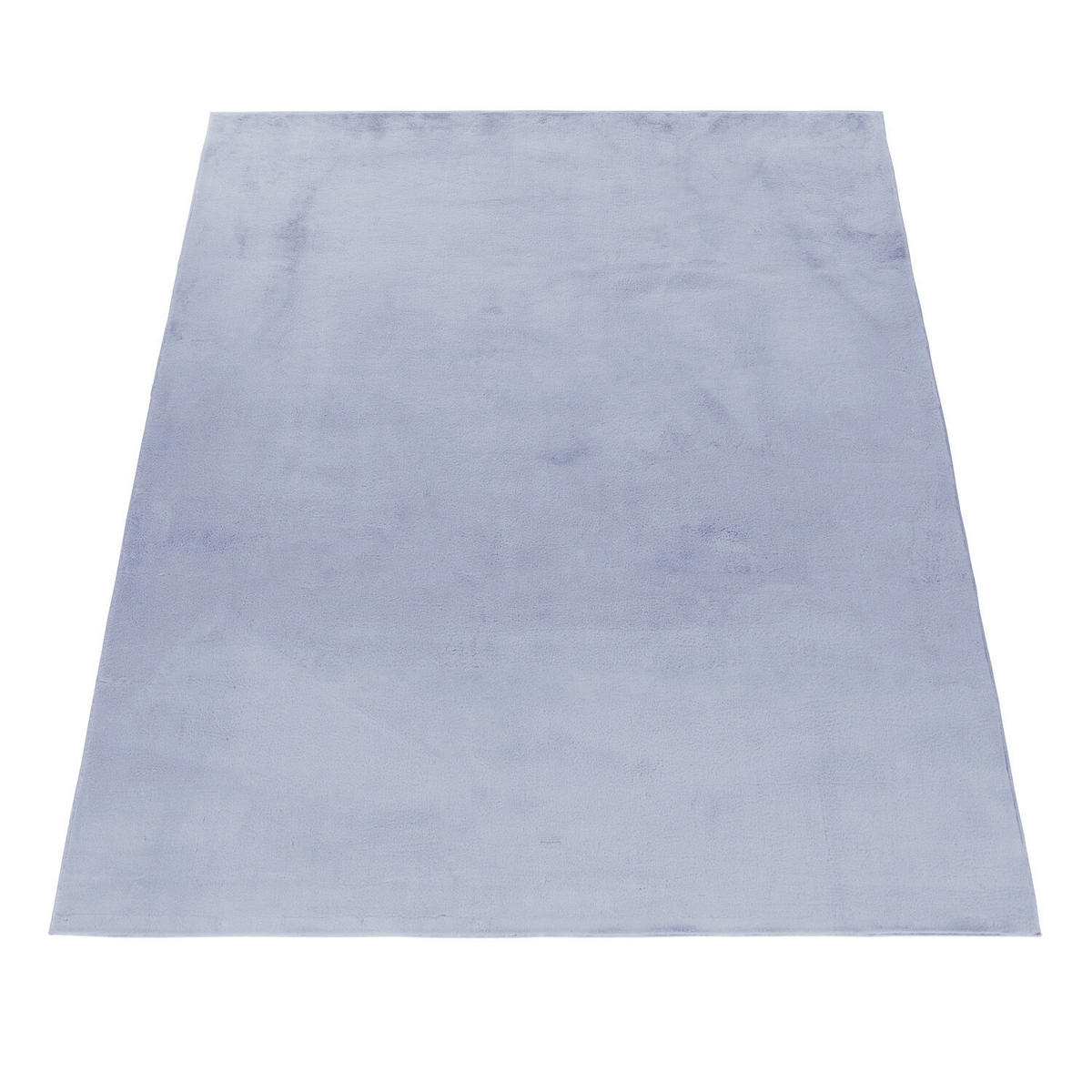 HOCHFLORTEPPICH 80/150 cm Pouffy Silberfarben  - Silberfarben, Basics, Textil (80/150cm)