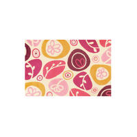 FUSSMATTE 64/168 cm  - Rot/Multicolor, Basics, Kunststoff/Textil (64/168cm) - Kayoom